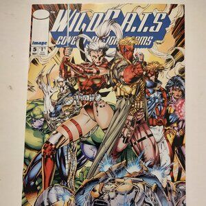 WILDCATS # 5 IMAGE COMICS  "FIRST BLOOD" ART BY JIM LEE & SCOTT WILLIAMS  MISERY
